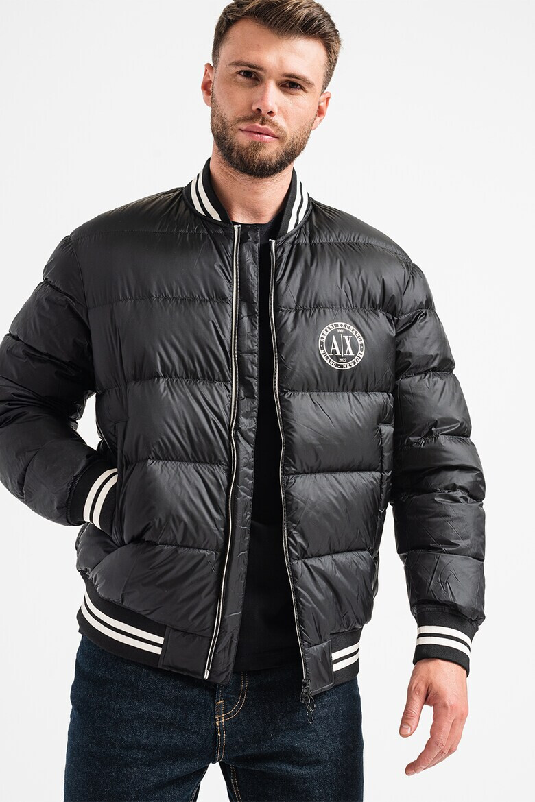 ARMANI EXCHANGE Зимно пухено яке с лого - Pepit.bg