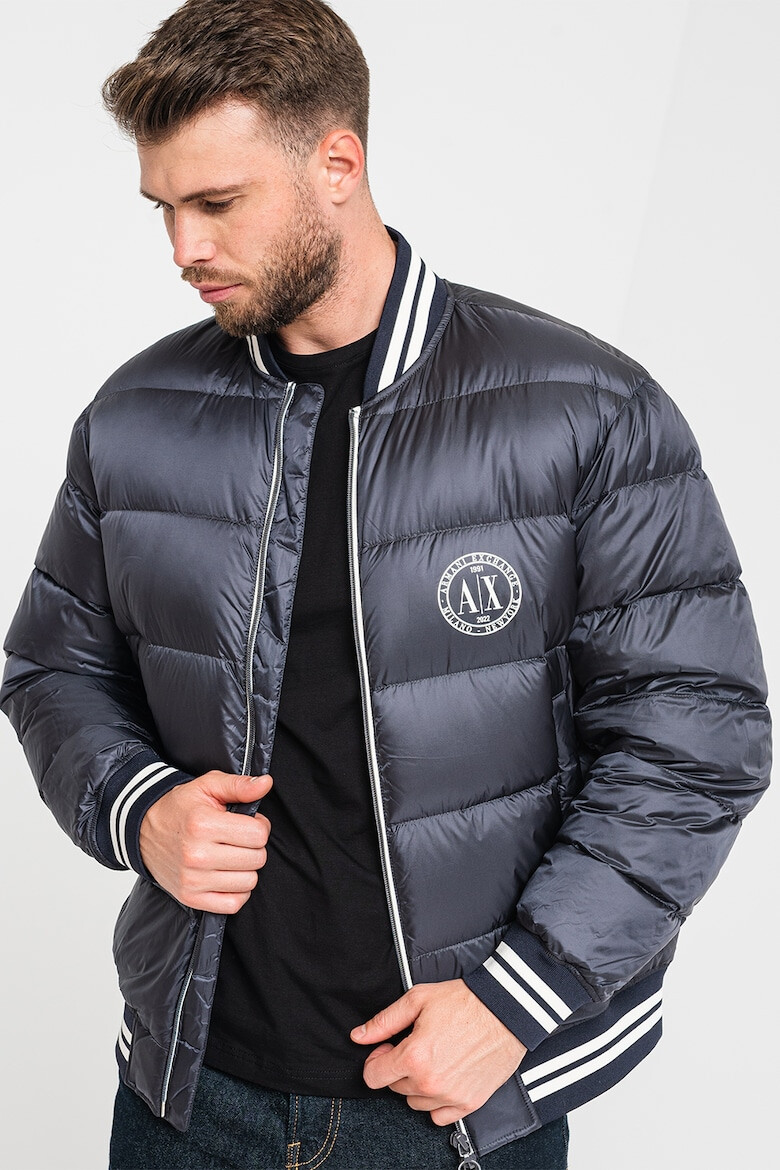 ARMANI EXCHANGE Зимно пухено яке с лого - Pepit.bg