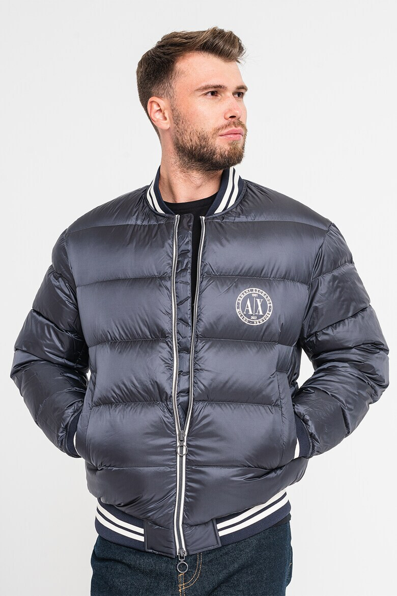 ARMANI EXCHANGE Зимно пухено яке с лого - Pepit.bg
