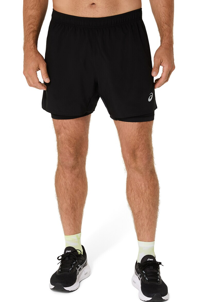 Asics Шорти за бягане с лого - Pepit.bg