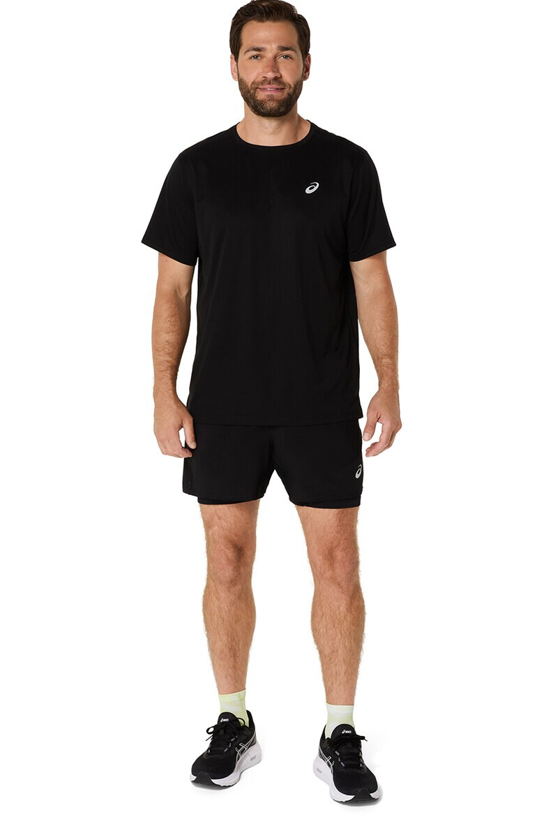 Asics Шорти за бягане с лого - Pepit.bg