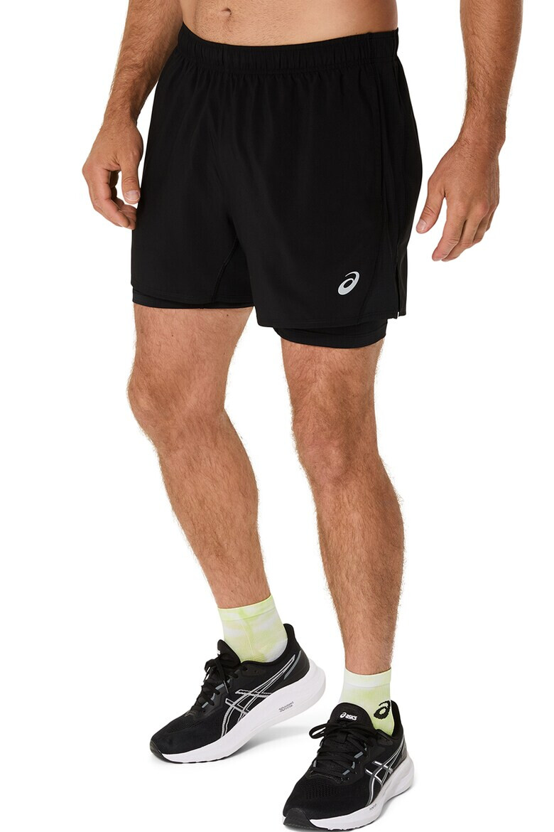 Asics Шорти за бягане с лого - Pepit.bg