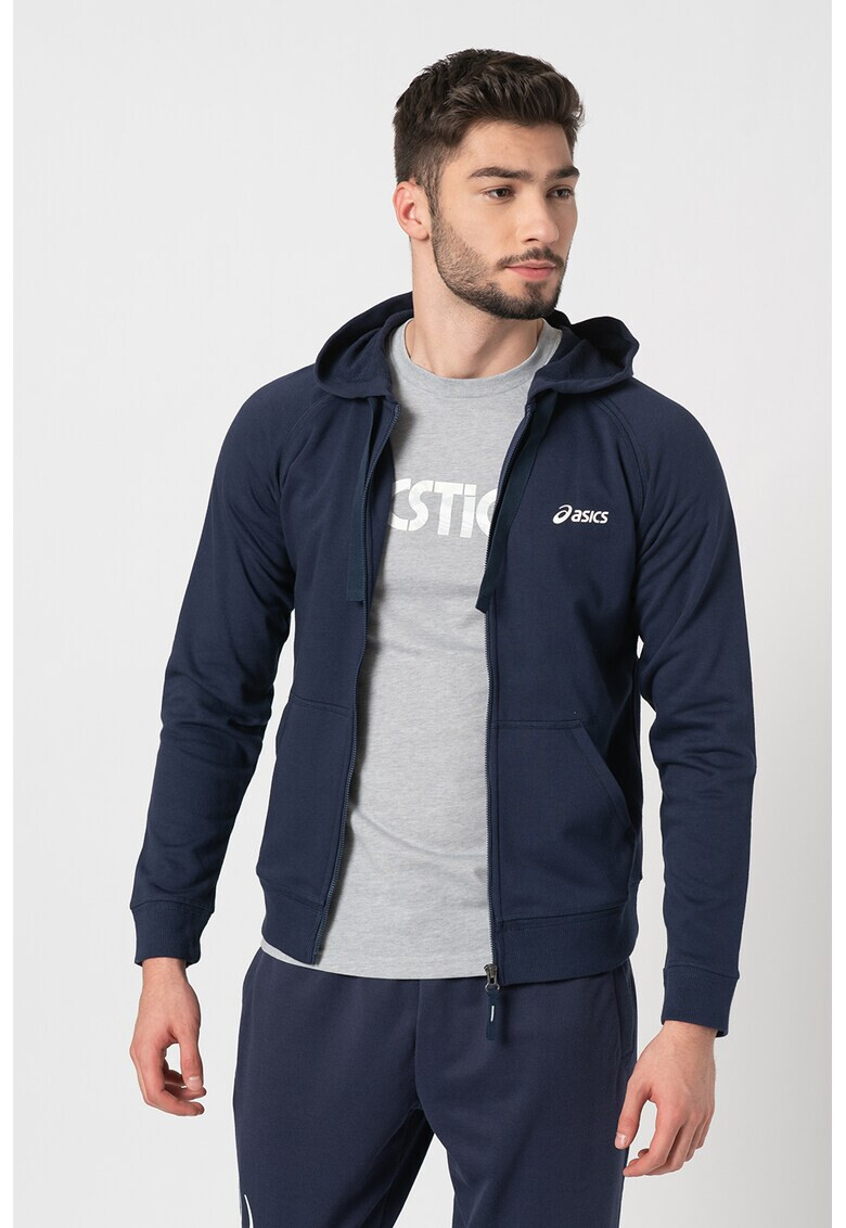 Asics Суитшърт с цип и лого - Pepit.bg
