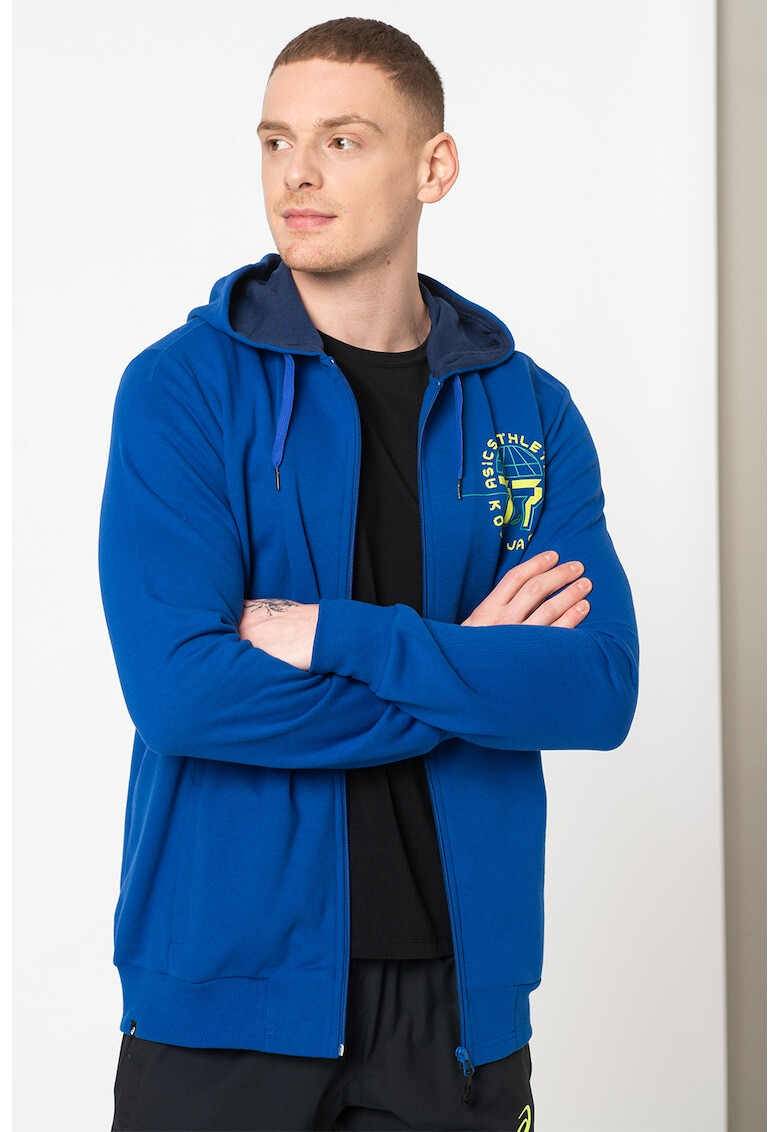 Asics Суитшърт с качулка и цип - Pepit.bg