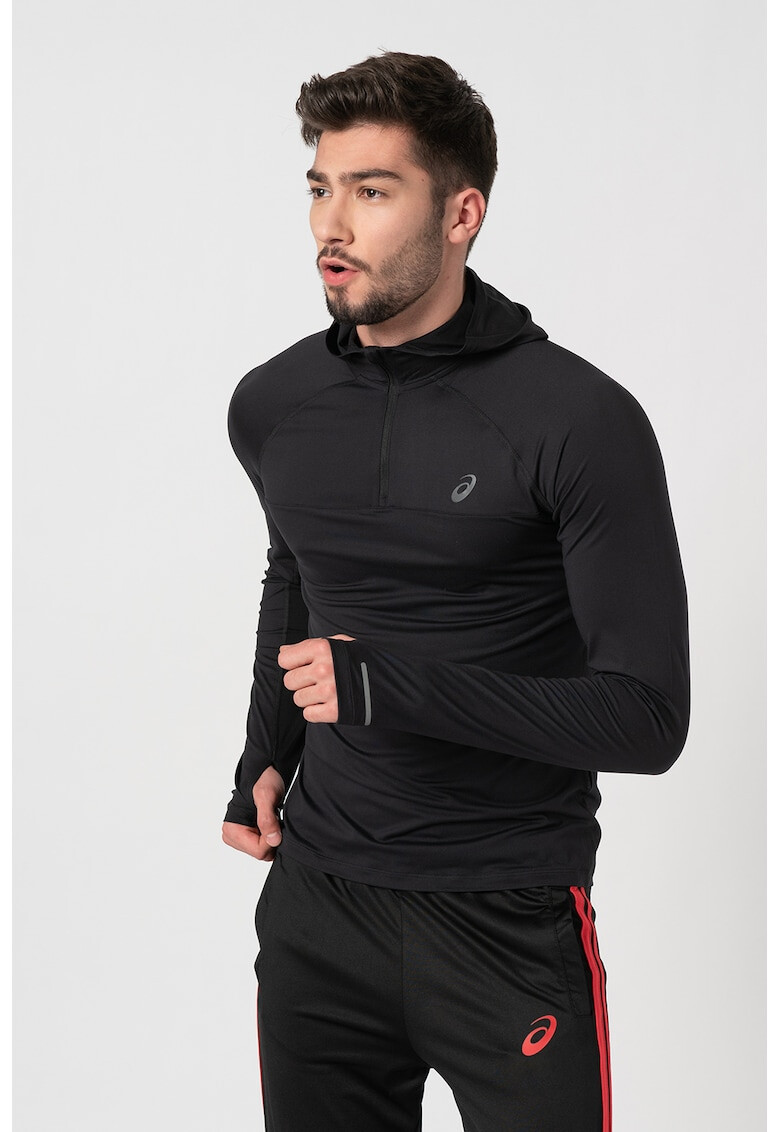 Asics Суитшърт за бягане с цип - Pepit.bg