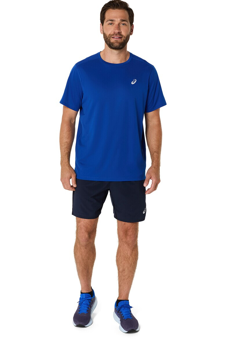 Asics Тениска за бягане с лого - Pepit.bg