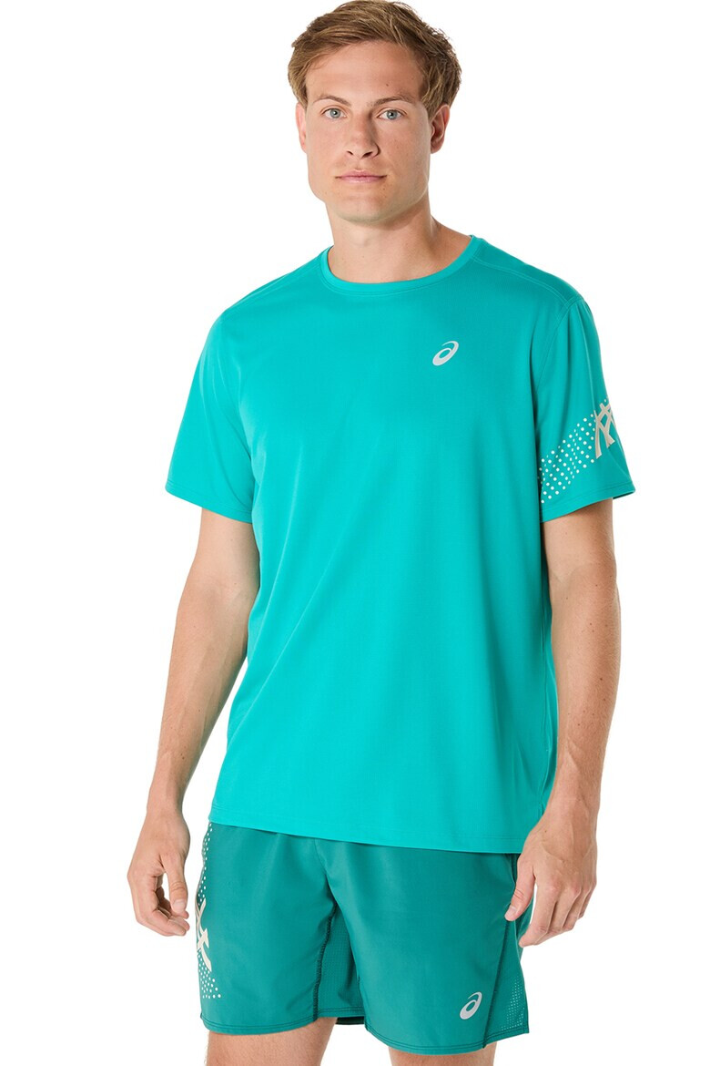 Asics Тениска за бягане с лого - Pepit.bg