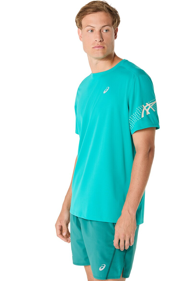 Asics Тениска за бягане с лого - Pepit.bg