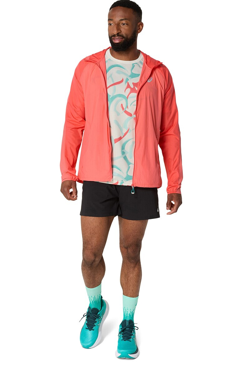 Asics Тениска за бягане с шарка - Pepit.bg