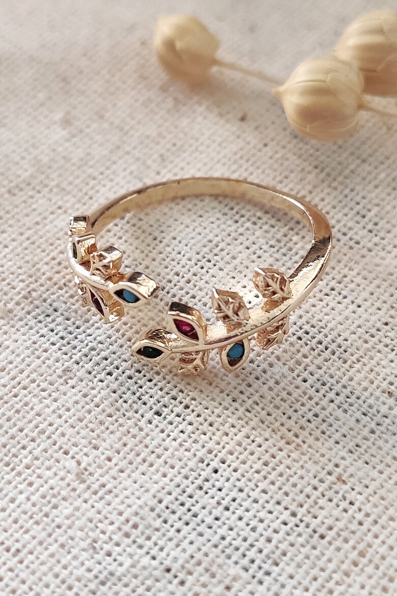 Atelier Miu Месингов пръстен с циркони - Pepit.bg
