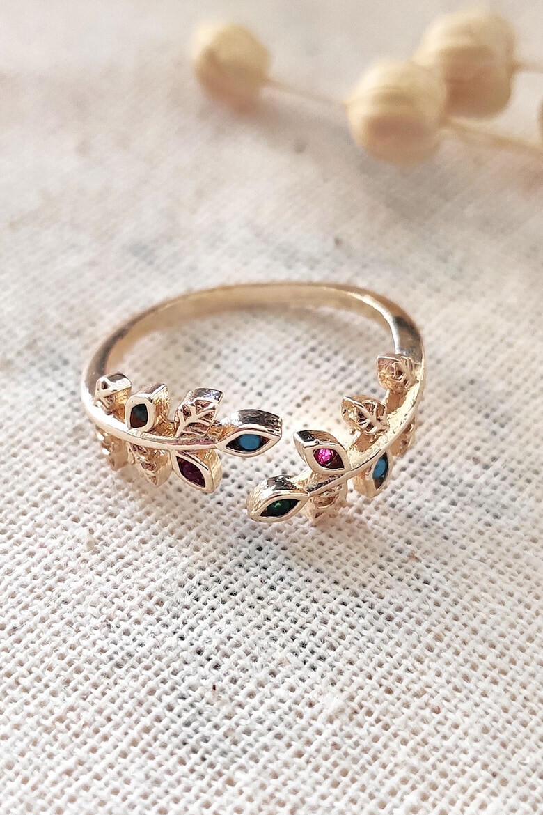 Atelier Miu Месингов пръстен с циркони - Pepit.bg