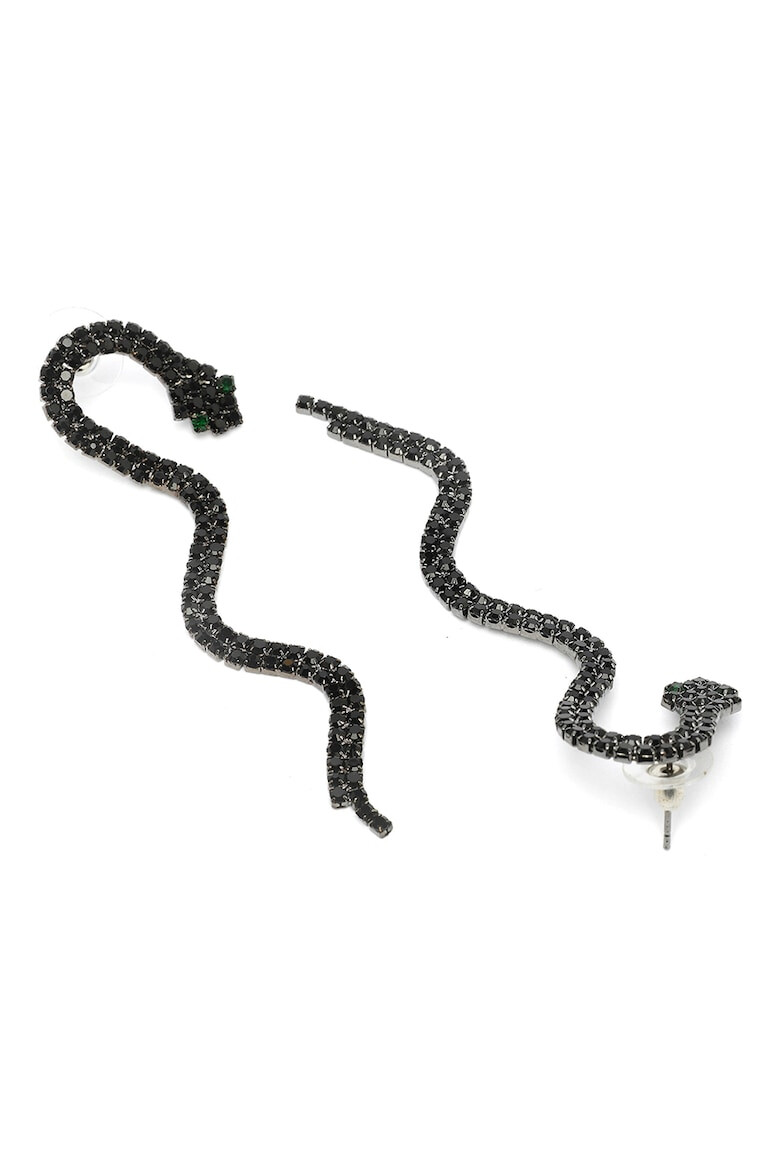 AVANT-GARDE PARIS Обеци Black Showstopper Serpent - Pepit.bg