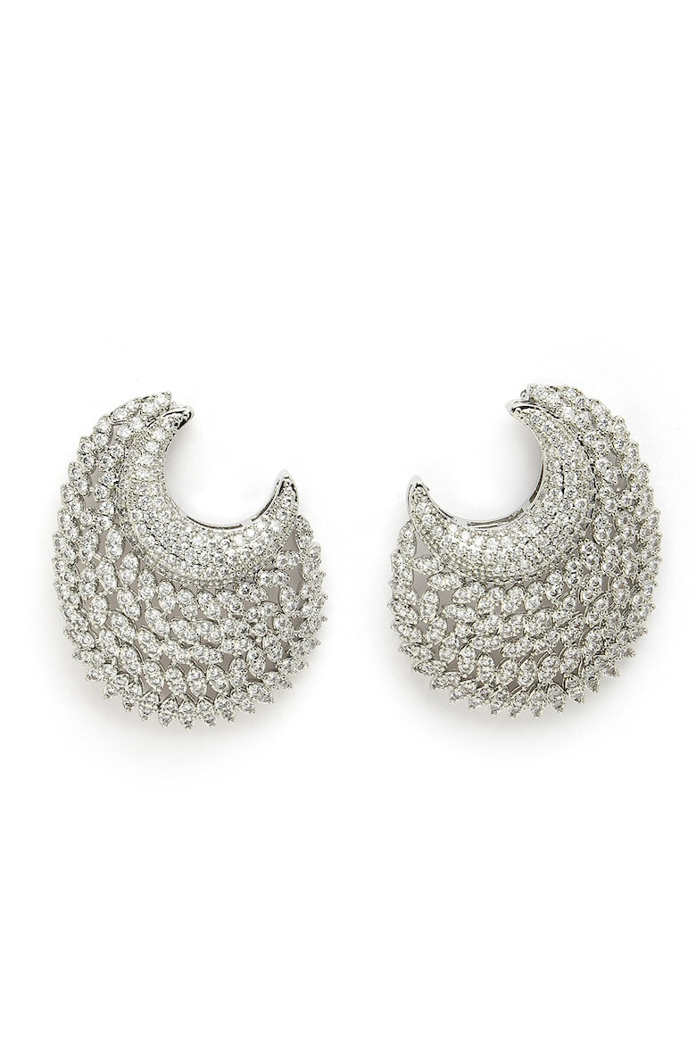 AVANT-GARDE PARIS Обеци с циркони - Pepit.bg