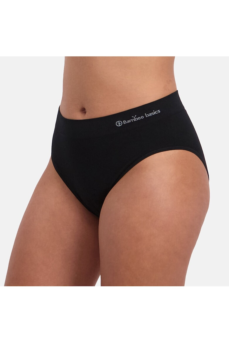 Bamboo Basics Bamboo Basic - Безшевни слипове - 6 чифта - Черен/Праскова - Pepit.bg