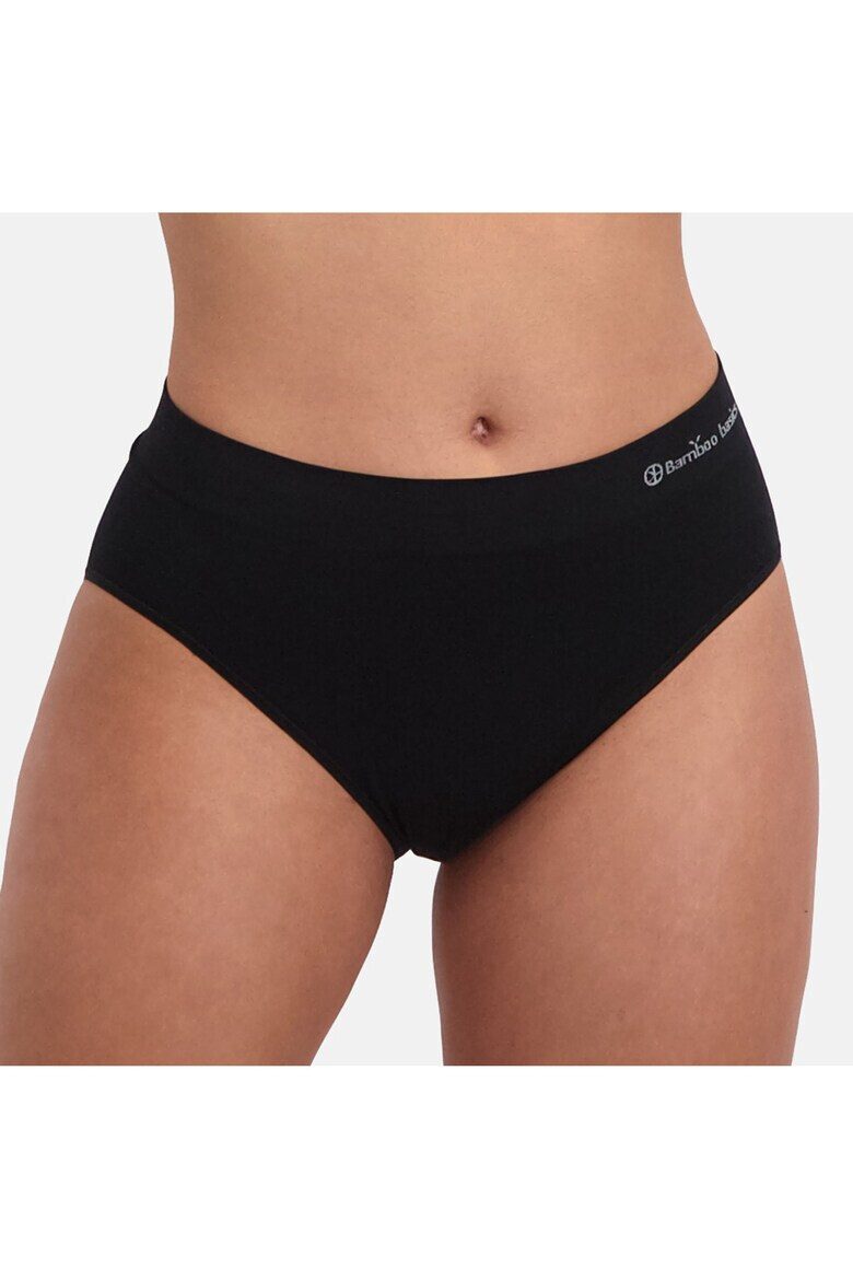 Bamboo Basics Bamboo Basic - Безшевни слипове - 6 чифта - Черен/Праскова - Pepit.bg