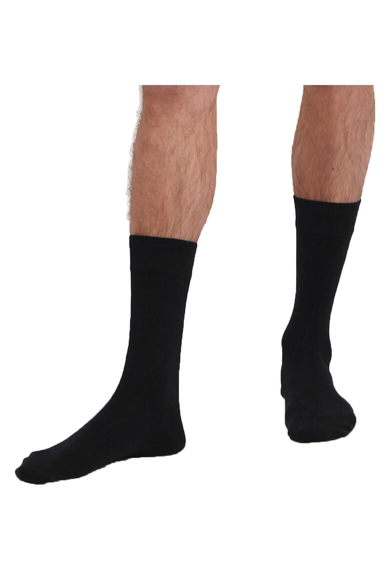 Bamboo Basics Bamboo Basic - Унисекс дълги чорапи - 12 чифта - Черен - Pepit.bg