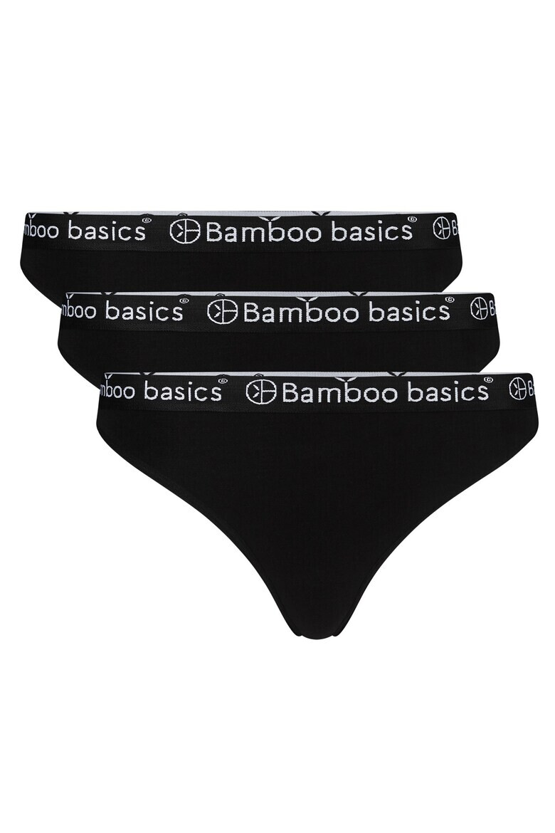 Bamboo Basics Танга Emma с лого 3 чифта - Pepit.bg