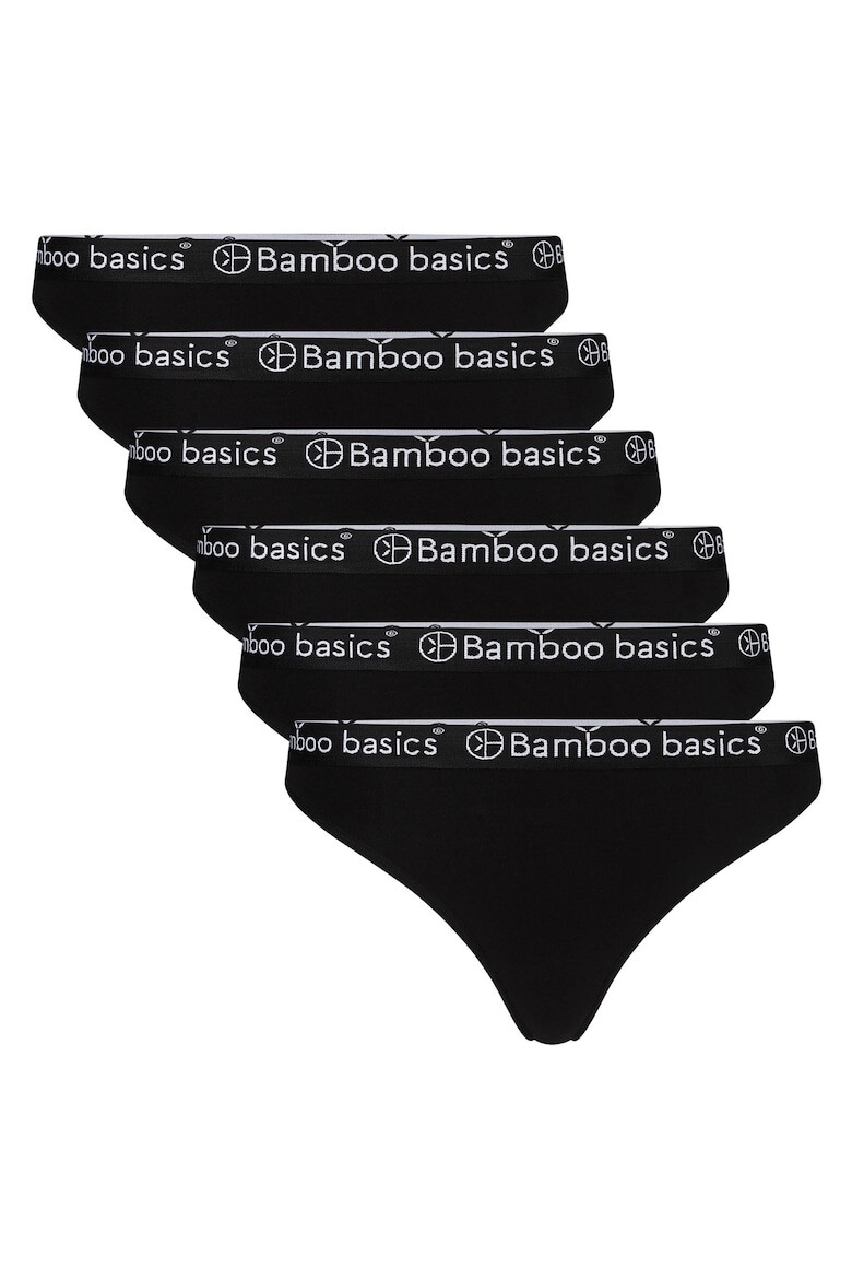 Bamboo Basics Танга с лого - 6 чифта - Pepit.bg