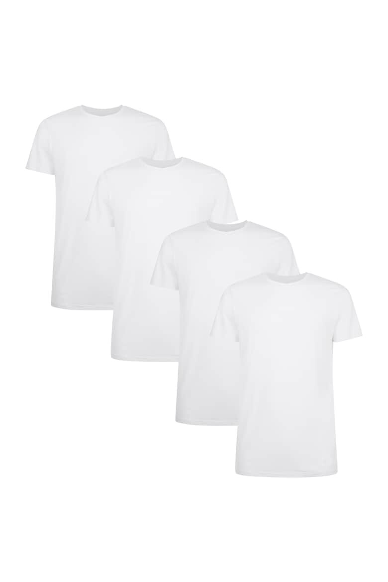 Bamboo Basics Тениска Ruben - 4 броя - Бял - Pepit.bg