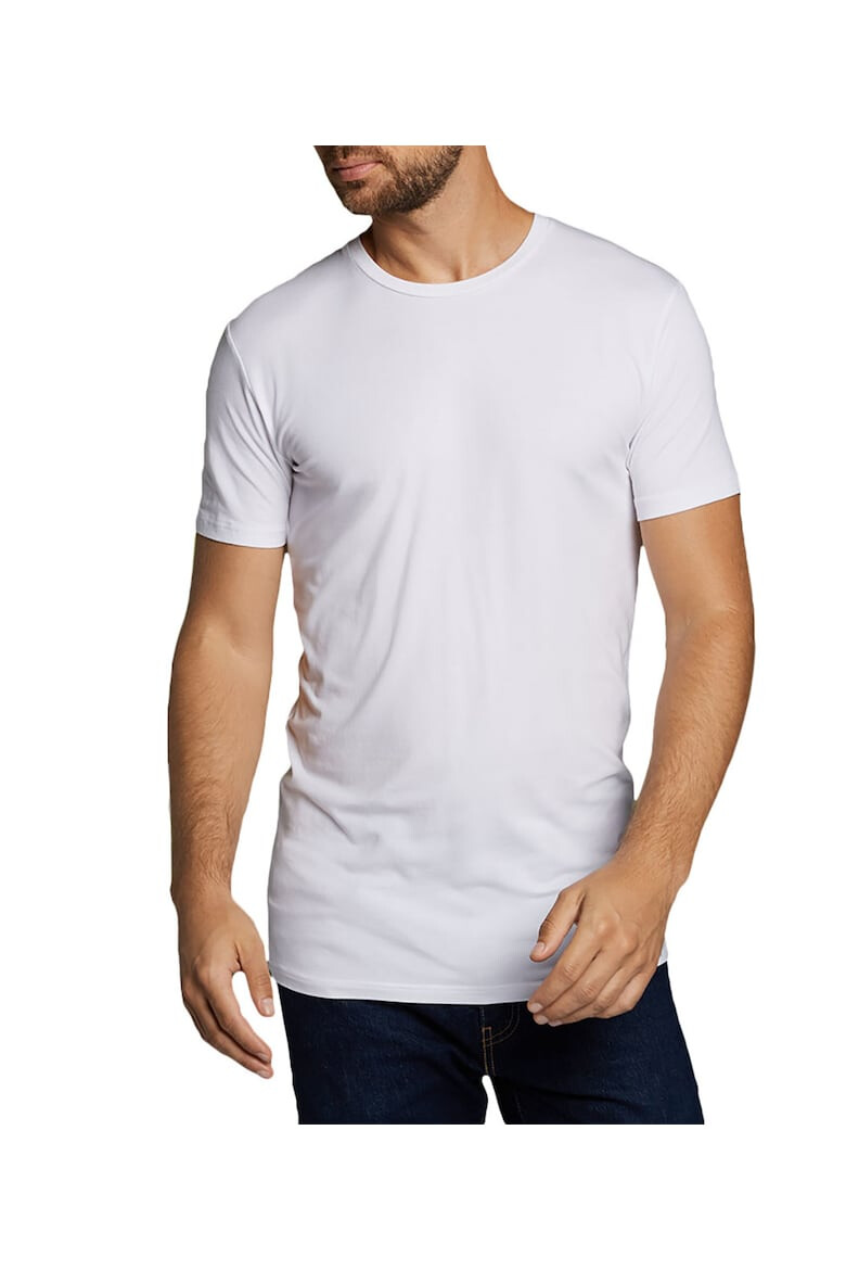 Bamboo Basics Тениска Ruben - 4 броя - Бял - Pepit.bg