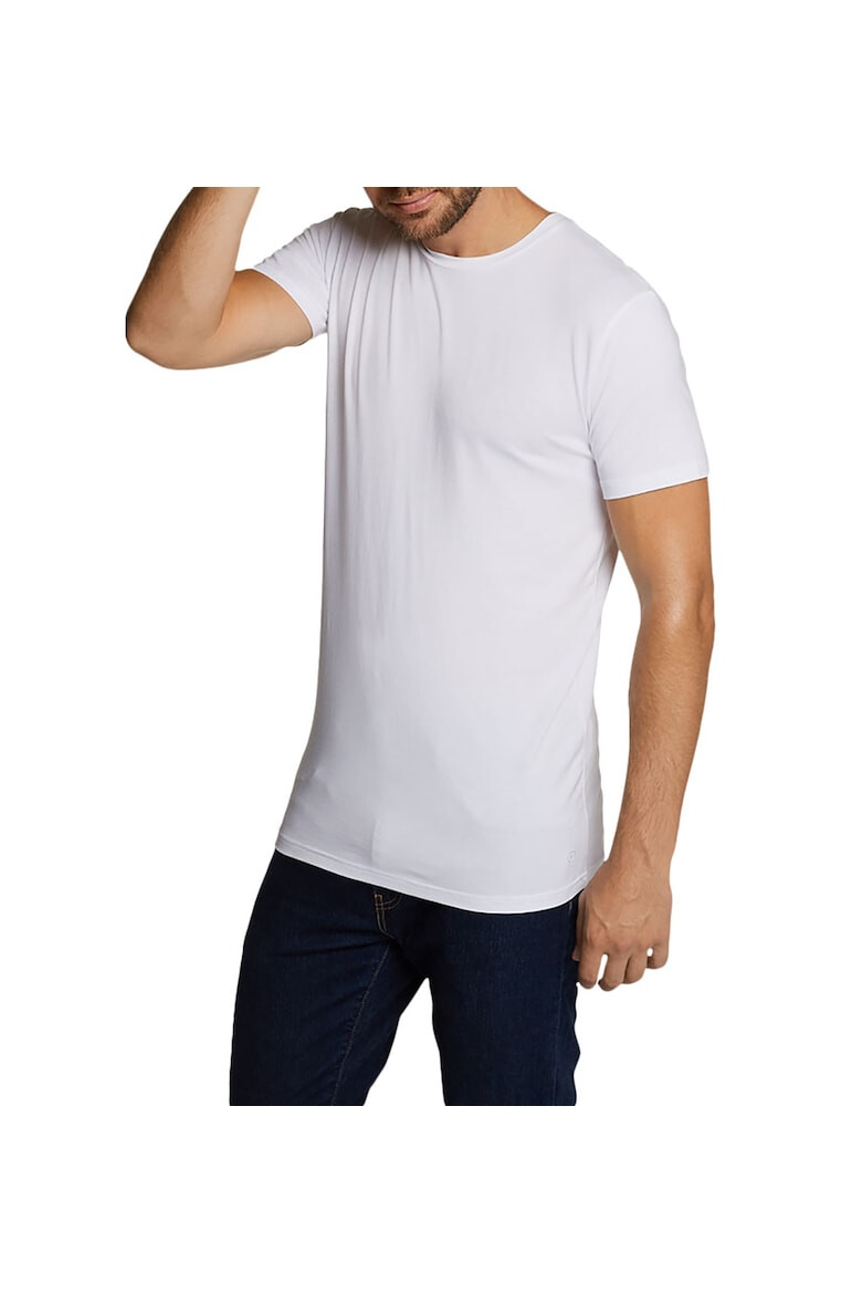 Bamboo Basics Тениска Ruben - 4 броя - Бял - Pepit.bg
