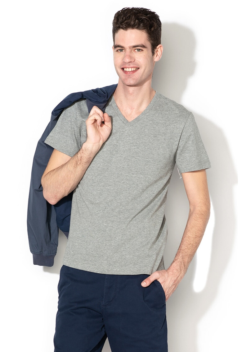 Banana Republic Тениска от памук SUPIMA® с шпиц - Pepit.bg