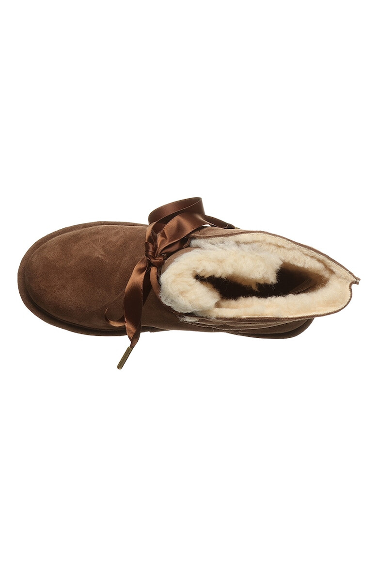 BEARPAW Велурени боти с лого - Pepit.bg