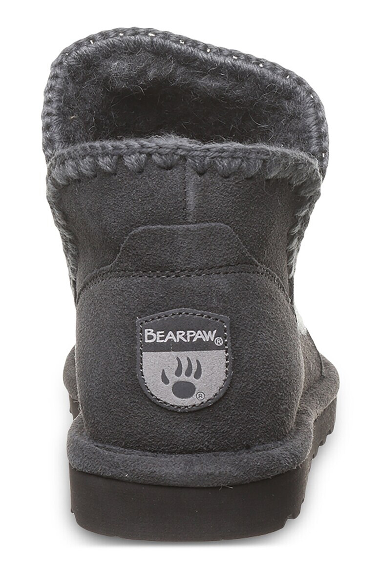 BEARPAW Велурени боти с лого - Pepit.bg