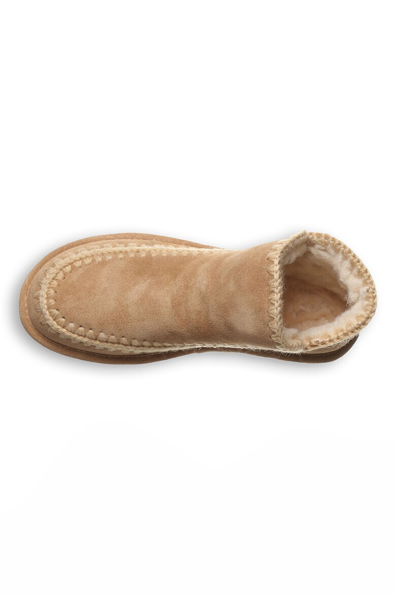 BEARPAW Велурени боти с лого - Pepit.bg