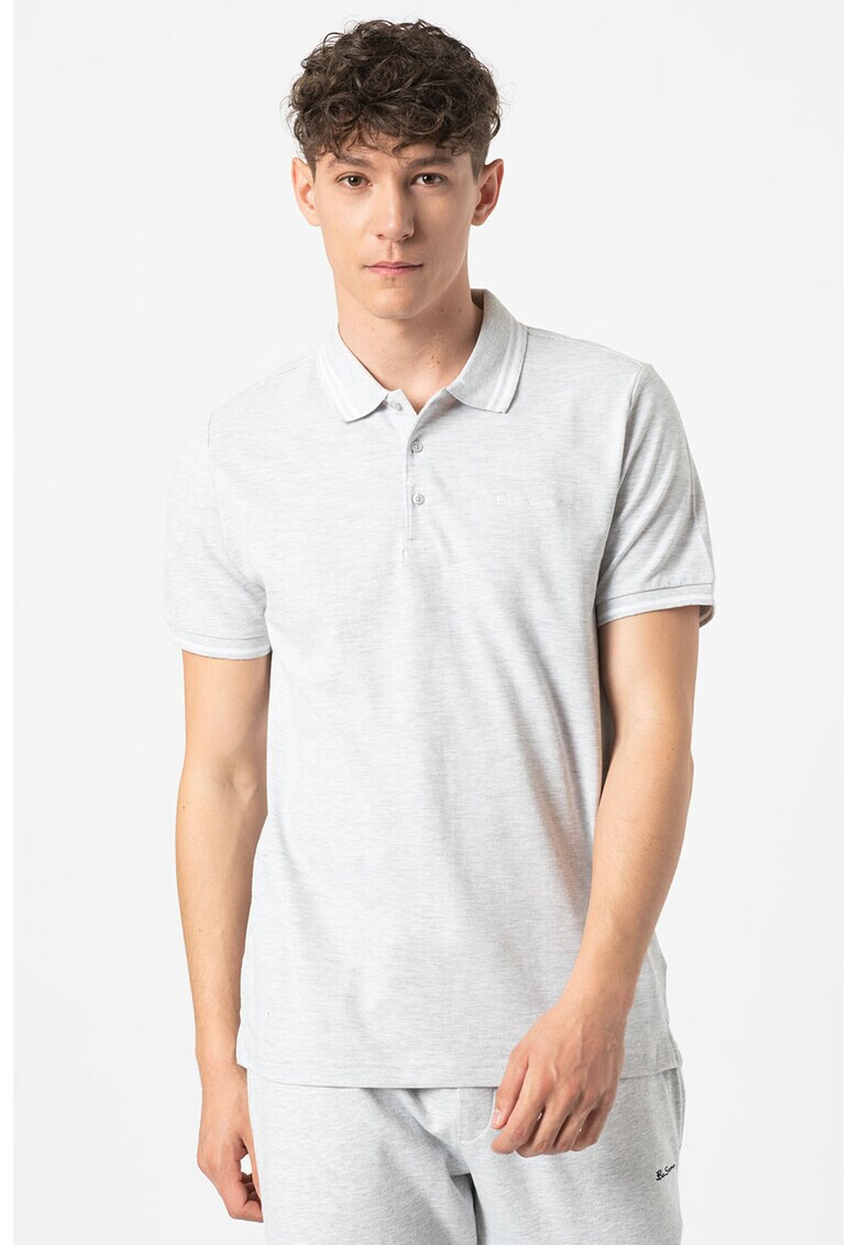 Ben Sherman Памучна тениска с яка - Pepit.bg