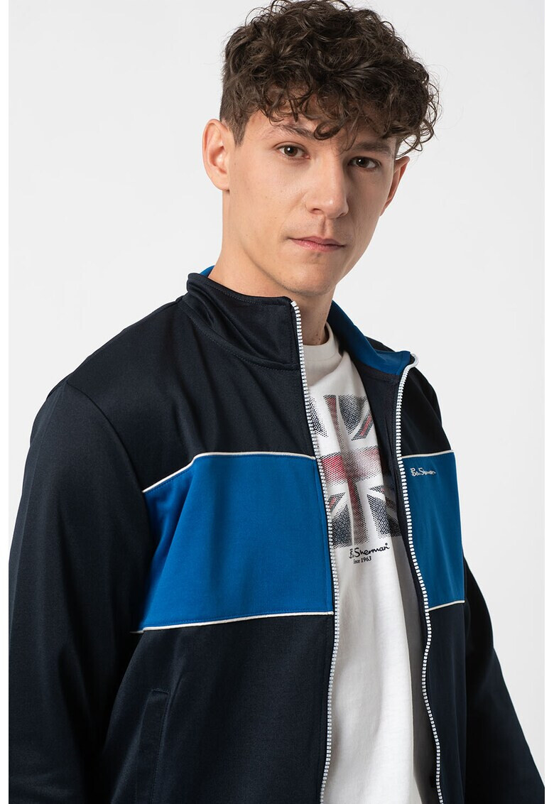 Ben Sherman Суитшърт с цип и лого - Pepit.bg