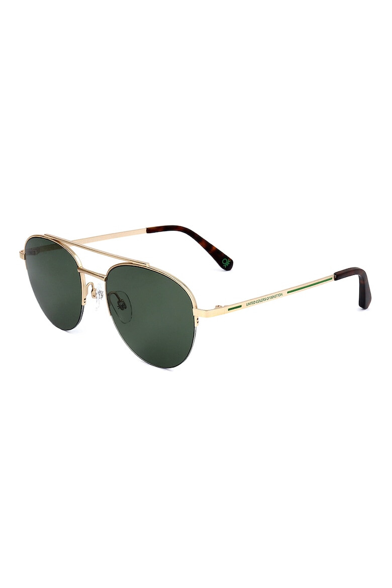 Benetton Овални слънчеви очила Aviator - Pepit.bg