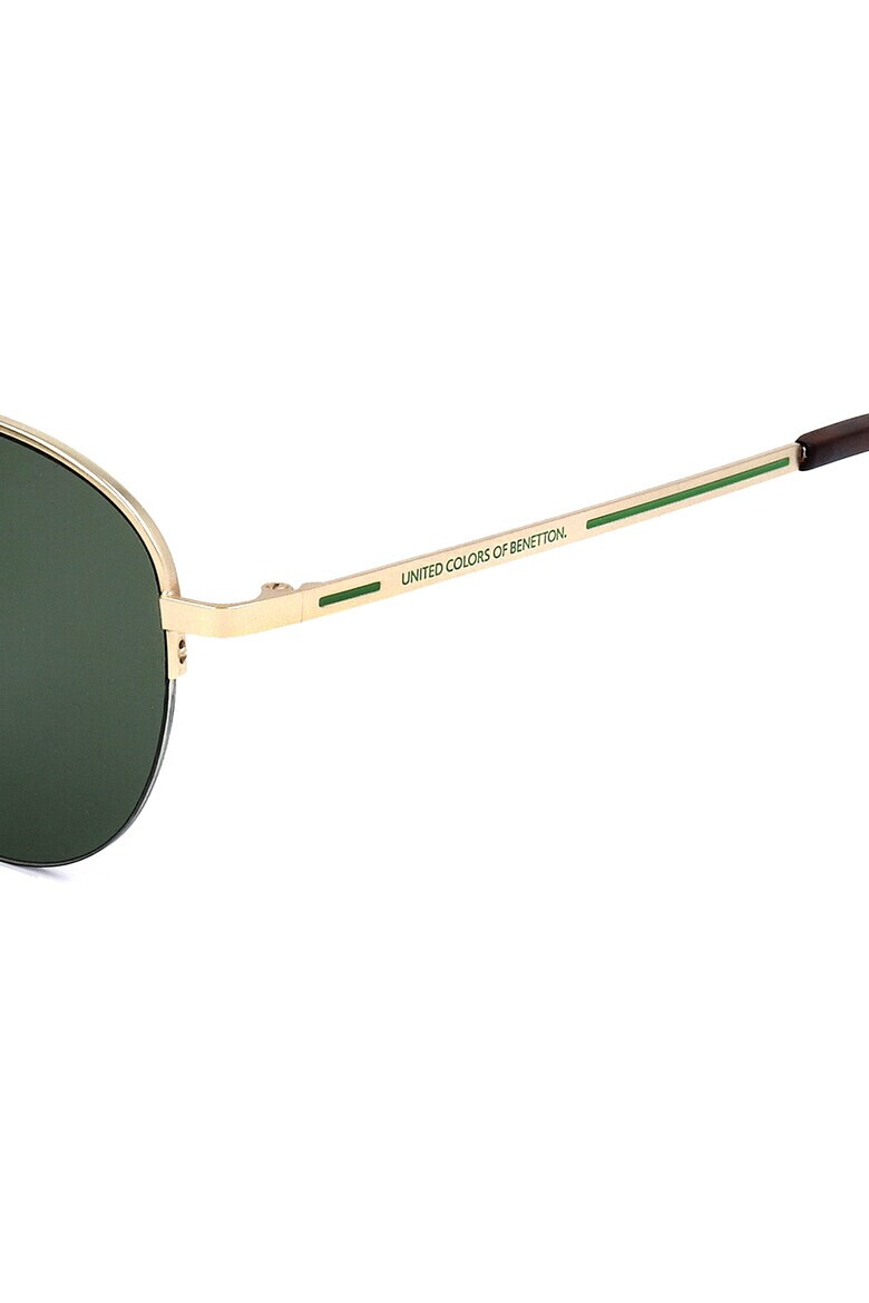 Benetton Овални слънчеви очила Aviator - Pepit.bg