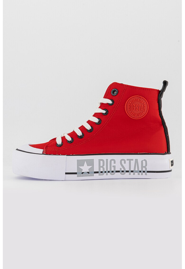 Big Star Кецове с лого и равна платформа - Pepit.bg