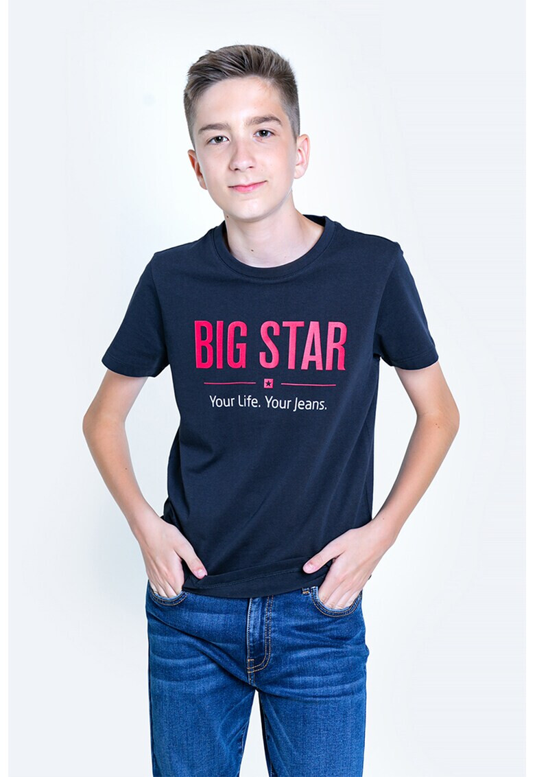 Big Star Памучна тениска с лого - Pepit.bg