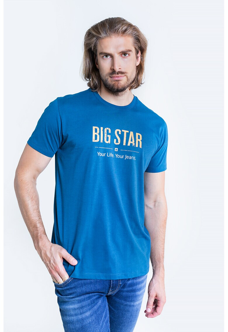 Big Star Памучна тениска с лого - Pepit.bg