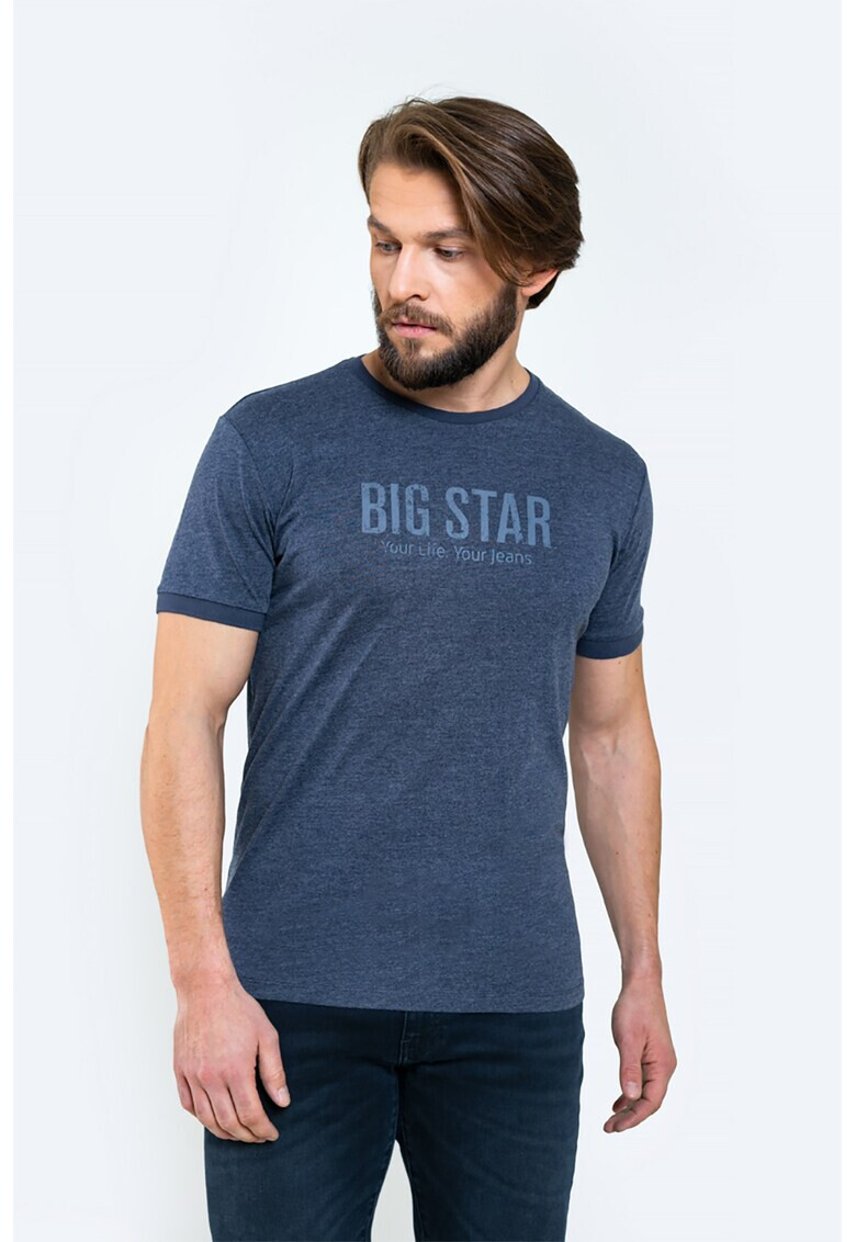 Big Star Тениска с овално деколте - Pepit.bg