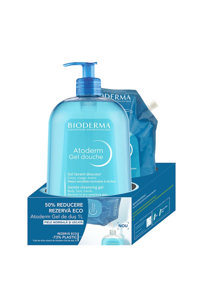 Bioderma Опаковка: Atoderm Душ гел 1 л + Atoderm Eco-Refill 1 л - Pepit.bg