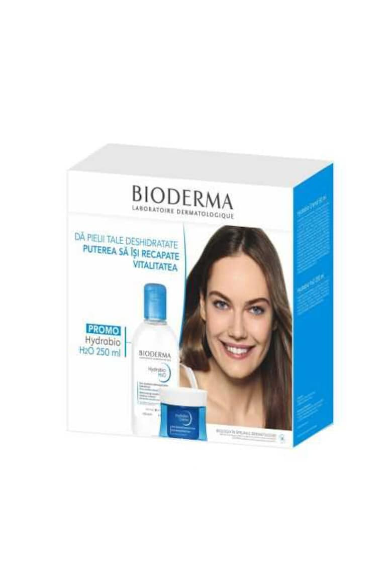 Bioderma Пакет: Крем за лице Hydrabio За суха/много суха кожа 50 мл + Мицеларна вода Hydrabio H2O За чувствителна / суха кожа 250 мл - Pepit.bg