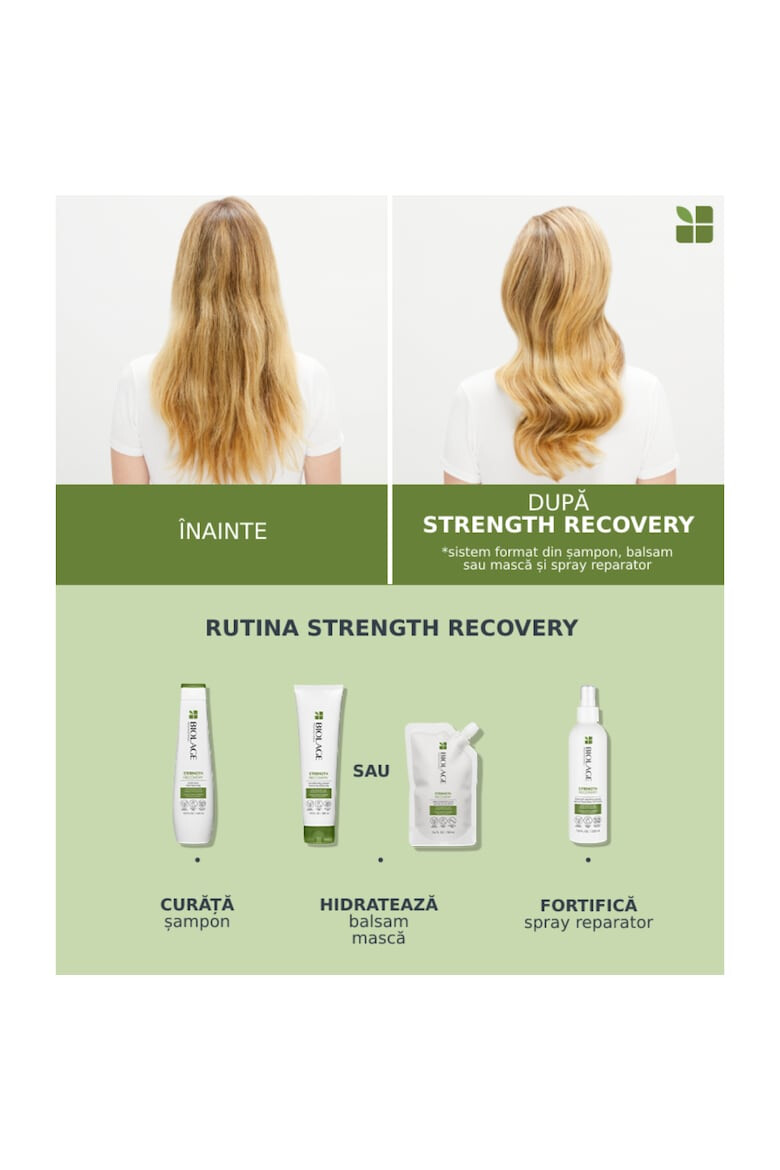 Biolage Спрей без отмиване Strength Recovery Professional Обогатен със сквалан за увредена коса 200 мл - Pepit.bg