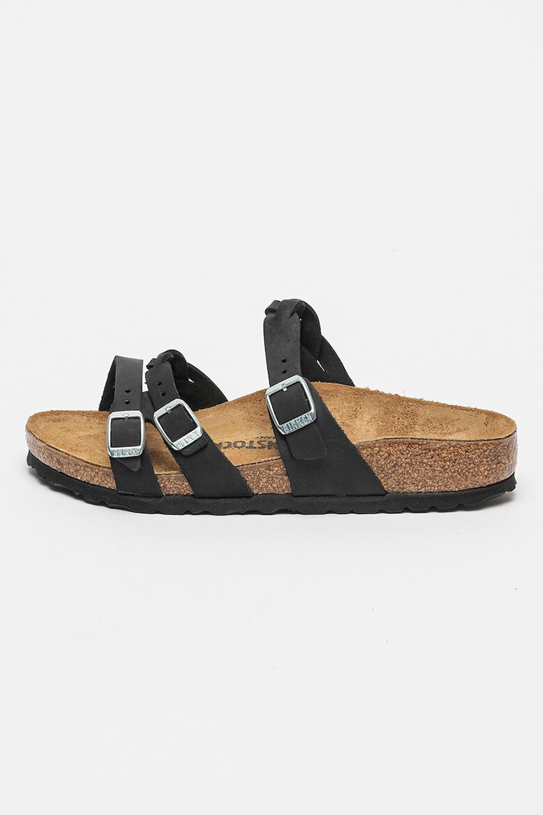 Birkenstock Чехли Franca от набук - Pepit.bg