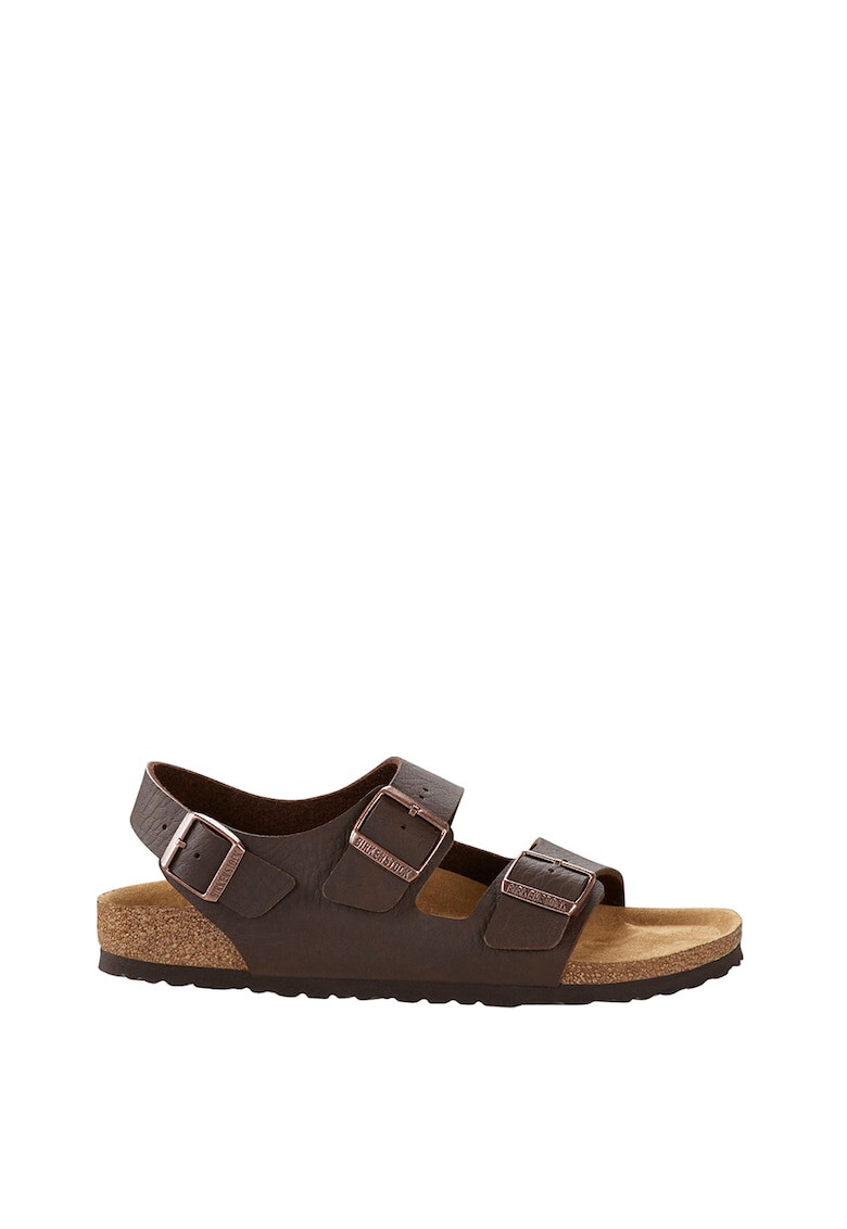 Birkenstock Кожени сандали Milano с отворена пета - Pepit.bg