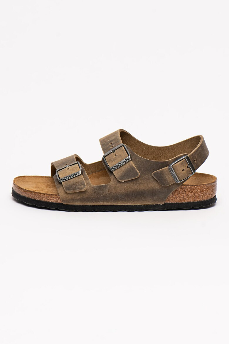 Birkenstock Кожени сандали Milano с тесен дизайн - Pepit.bg