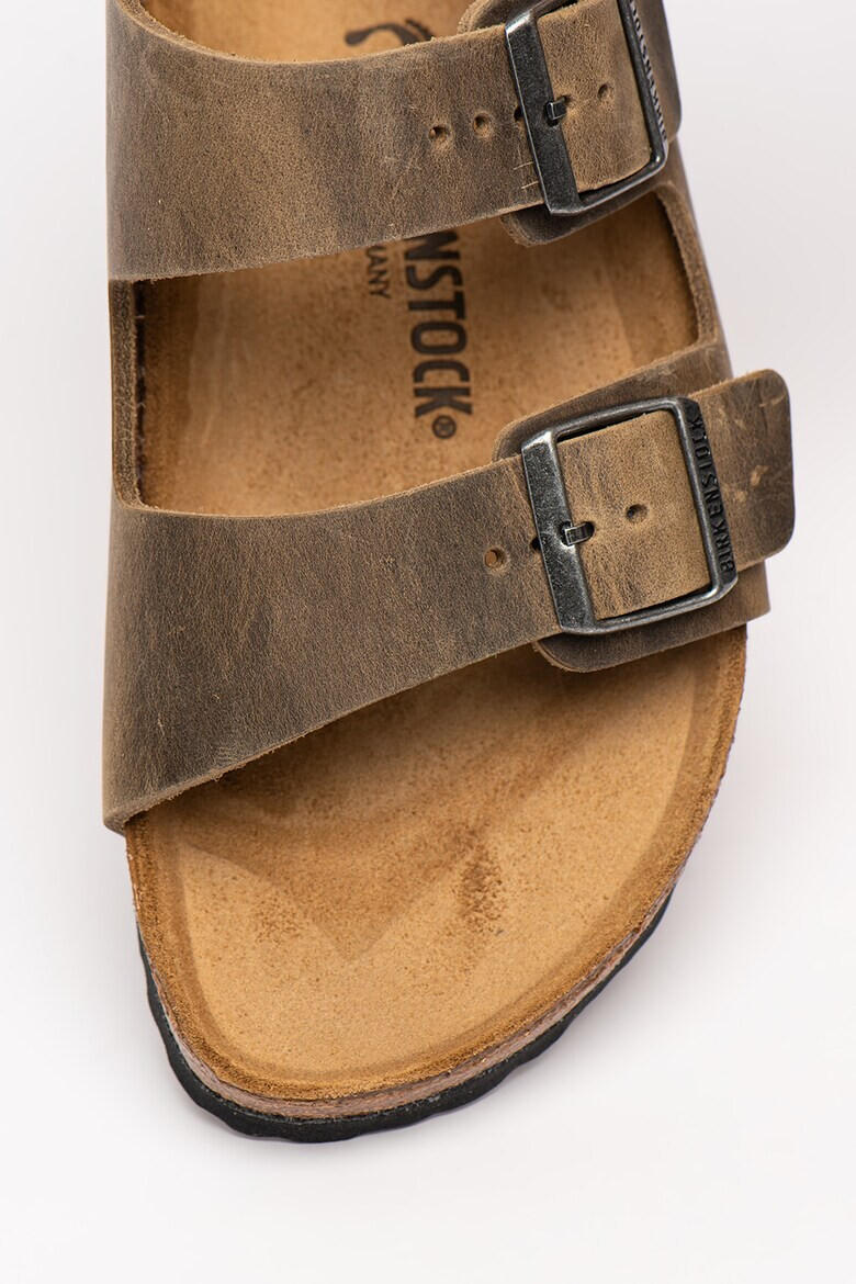 Birkenstock Кожени сандали Milano с тесен дизайн - Pepit.bg