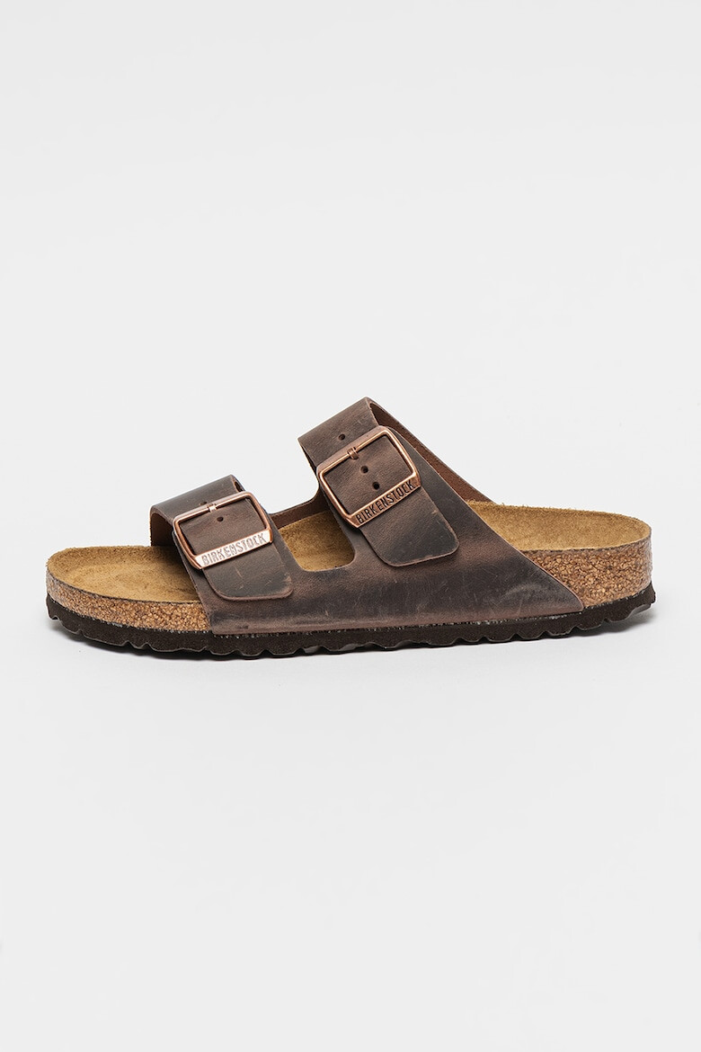 Birkenstock Унисекс кожени чехли Arizona - Pepit.bg