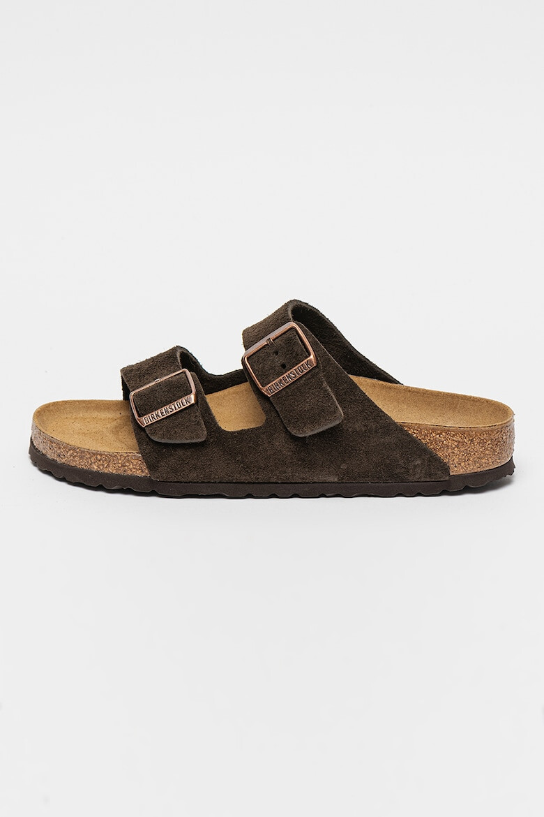 Birkenstock Унисекс велурени чехли Arizona - Pepit.bg