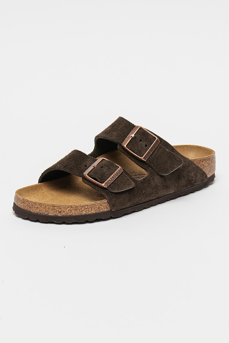 Birkenstock Унисекс велурени чехли Arizona - Pepit.bg