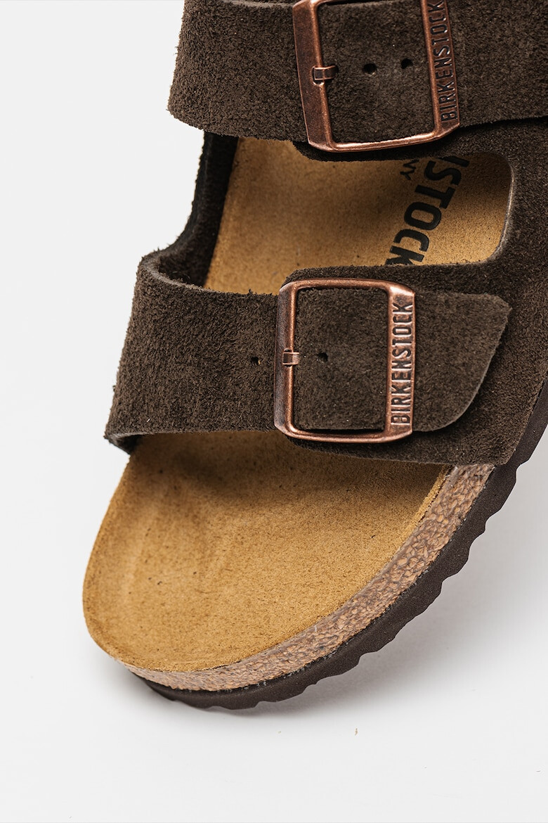 Birkenstock Унисекс велурени чехли Arizona - Pepit.bg