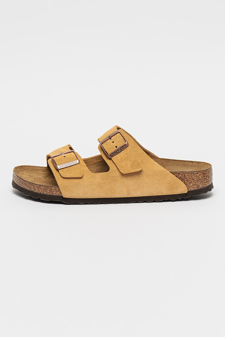 Birkenstock Унисекс велурени чехли Arizona - Pepit.bg