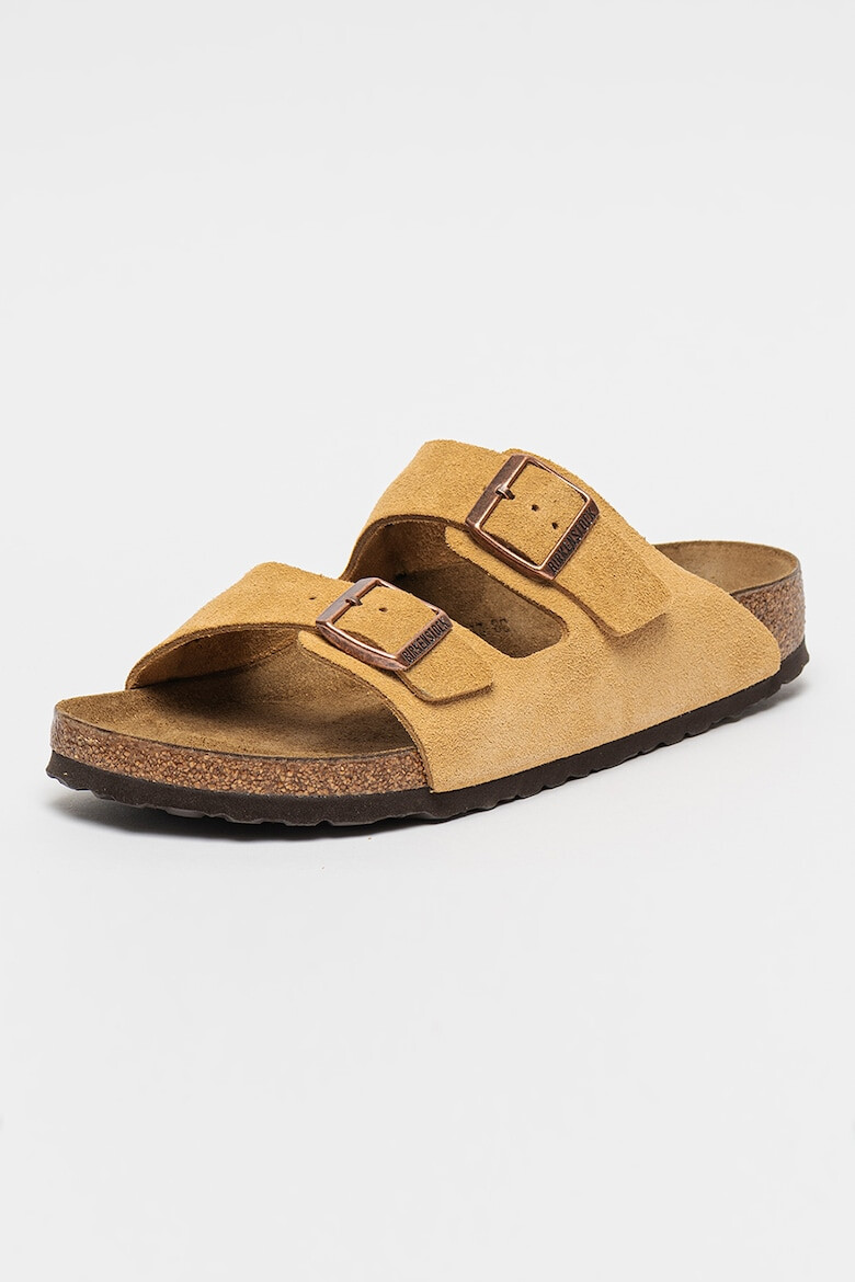 Birkenstock Унисекс велурени чехли Arizona - Pepit.bg